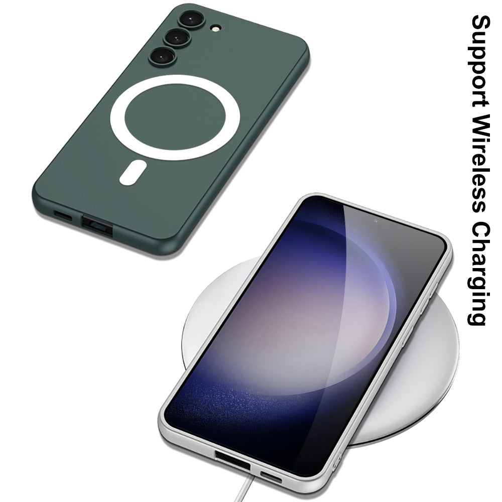 GKK til Samsung Galaxy S23 TPU PC-cover kompatibel med MagSafe Ultra Thin Skin-touch-telefoncover GKK til Samsung Galaxy S23 TPU PC-cover kompatibel med MagSafe Ultra Thin Skin-touch-telefoncover